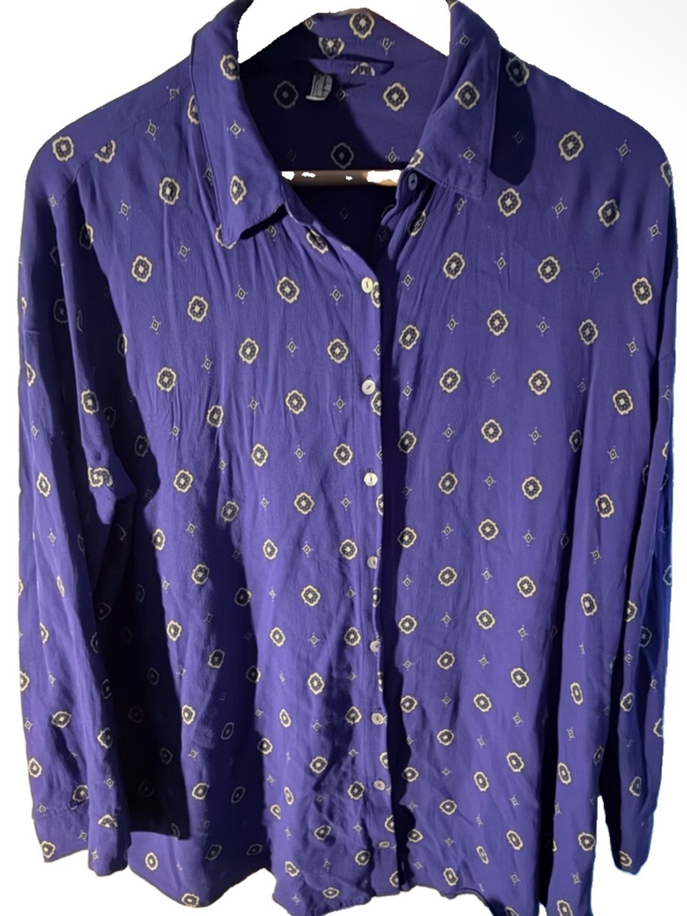 Intimately Free People small Blue Long Sleeve Top